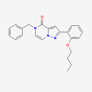 5-benzyl-2-(2-butoxyphenyl)pyrazolo[1,5-a]pyrazin-4(5H)-one