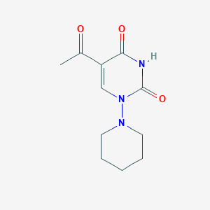 5-acetyl-1-piperidino-2,4(1H,3H)-pyrimidinedione