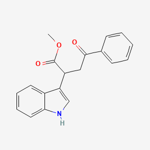 methyl 2-(1H-indol-3-yl)-4-oxo-4-phenylbutanoate