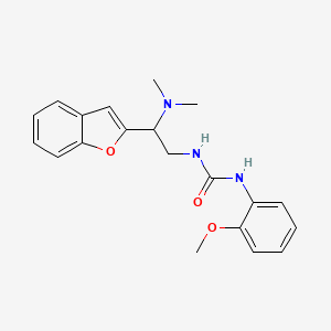 1-(2-(Benzofuran-2-yl)-2-(dimethylamino)ethyl)-3-(2-methoxyphenyl)urea