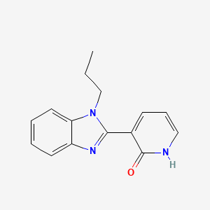 3-(1-propyl-1H-1,3-benzimidazol-2-yl)-2(1H)-pyridinone