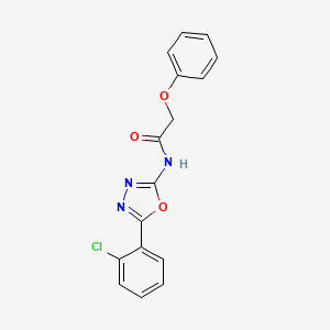 N-[5-(2-chlorophenyl)-1,3,4-oxadiazol-2-yl]-2-phenoxyacetamide