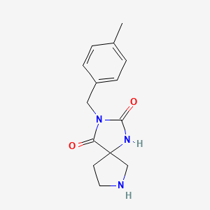3-(4-Methylbenzyl)-1,3,7-triazaspiro[4.4]nonane-2,4-dione