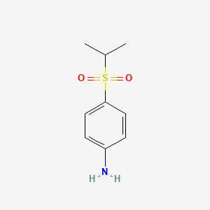 molecular formula C9H13NO2S B2663441 4-(异丙基磺酰)苯胺 CAS No. 25355-76-4