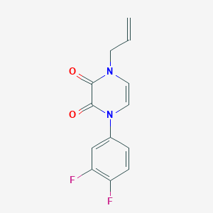 1-allyl-4-(3,4-difluorophenyl)pyrazine-2,3(1H,4H)-dione