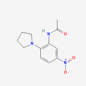 N-(5-nitro-2-pyrrolidin-1-ylphenyl)acetamide