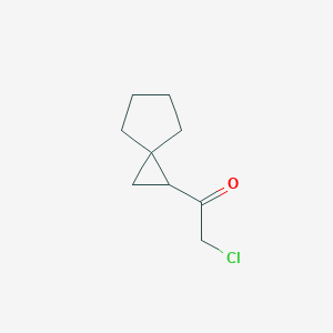 2-Chloro-1-spiro[2.4]heptan-2-ylethanone