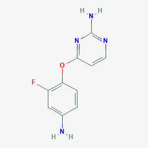 4-(4-Amino-2-fluorophenoxy)pyrimidin-2-amine