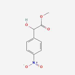 molecular formula C9H9NO5 B2663523 Methyl 2-hydroxy-2-(4-nitrophenyl)acetate CAS No. 13305-09-4