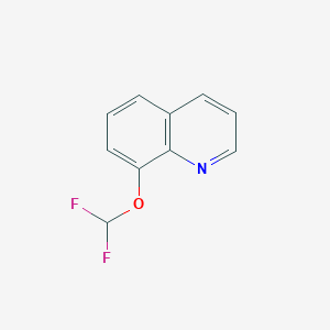 molecular formula C10H7F2NO B2663537 8-(Difluoromethoxy)quinoline CAS No. 385382-46-7