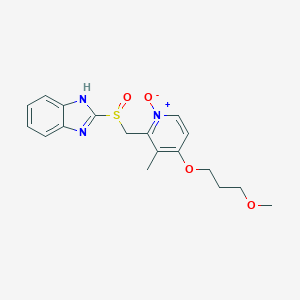 molecular formula C18H21N3O4S B026636 Rabeprazole N-Oxide CAS No. 924663-38-7