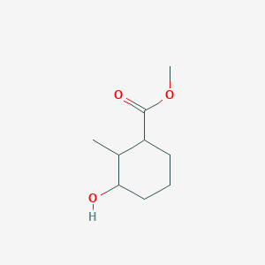 molecular formula C9H16O3 B2663604 Methyl 3-hydroxy-2-methylcyclohexane-1-carboxylate CAS No. 103260-33-9