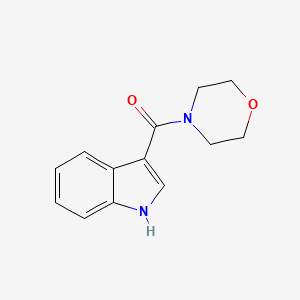molecular formula C13H14N2O2 B2663751 1H-indol-3-yl(morpholino)methanone CAS No. 225782-55-8