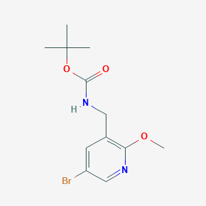 molecular formula C12H17BrN2O3 B2663828 tert-Butyl ((5-bromo-2-methoxypyridin-3-yl)methyl)carbamate CAS No. 334016-81-8