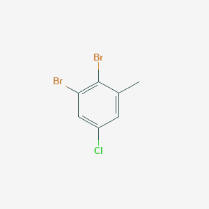 molecular formula C7H5Br2Cl B2663933 5-Chloro-2,3-dibromotoluene CAS No. 1000571-68-5