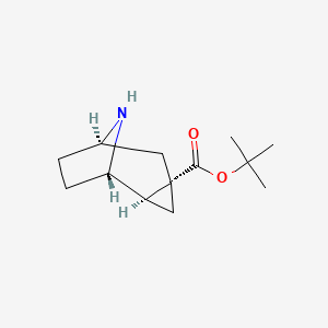 molecular formula C13H21NO2 B2663969 Tert-butyl (1S,2R,4S,6R)-9-azatricyclo[4.2.1.02,4]nonane-4-carboxylate CAS No. 2287248-00-2