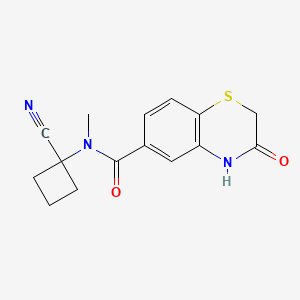 N-(1-cyanocyclobutyl)-N-methyl-3-oxo-3,4-dihydro-2H-1,4-benzothiazine-6-carboxamide