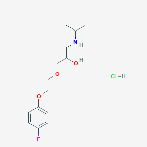 1-(Sec-butylamino)-3-(2-(4-fluorophenoxy)ethoxy)propan-2-ol hydrochloride