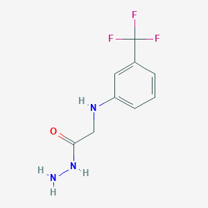 (3-Trifluoromethyl-phenylamino)-acetic acid hydrazide