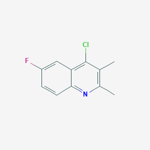 4-Chloro-6-fluoro-2,3-dimethylquinoline