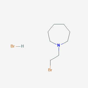 molecular formula C8H17Br2N B2664299 1-(2-Bromoethyl)azepane hydrobromide CAS No. 88837-15-4