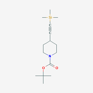 tert-Butyl 4-((trimethylsilyl)ethynyl)piperidine-1-carboxylate