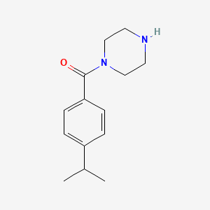 molecular formula C14H20N2O B2664420 1-(4-Isopropyl-benzoyl)-piperazine CAS No. 926258-12-0