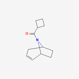 molecular formula C12H17NO B2664452 8-cyclobutanecarbonyl-8-azabicyclo[3.2.1]oct-2-ene CAS No. 1797904-33-6