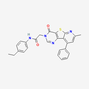 N-(4-ethylphenyl)-2-(7-methyl-4-oxo-9-phenylpyrido[3',2':4,5]thieno[3,2-d]pyrimidin-3(4H)-yl)acetamide