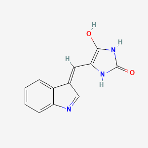 5-(1H-indol-3-ylmethylidene)imidazolidine-2,4-dione