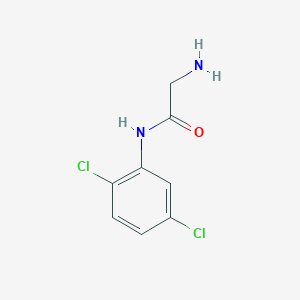 molecular formula C8H8Cl2N2O B2664503 2-amino-N-(2,5-dichlorophenyl)acetamide CAS No. 736948-84-8