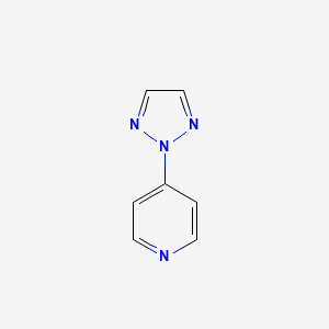 molecular formula C7H6N4 B2664533 4-(2H-1,2,3-Triazol-2-yl)pyridine CAS No. 229629-09-8