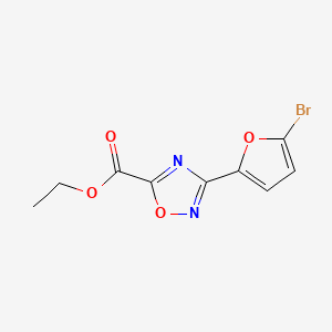 Ethyl 3-(5-bromo-2-furyl)-1,2,4-oxadiazole-5-carboxylate