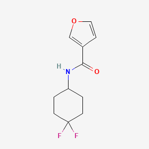 N-(4,4-difluorocyclohexyl)furan-3-carboxamide