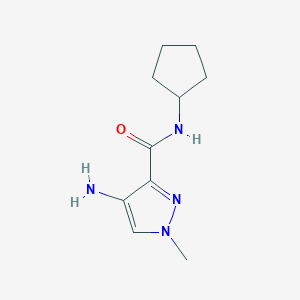 4-amino-N-cyclopentyl-1-methyl-1H-pyrazole-3-carboxamide