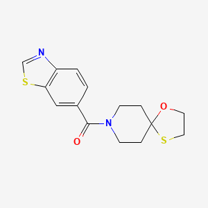 Benzo[d]thiazol-6-yl(1-oxa-4-thia-8-azaspiro[4.5]decan-8-yl)methanone