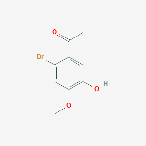 molecular formula C9H9BrO3 B2664686 1-(2-Bromo-5-hydroxy-4-methoxyphenyl)ethan-1-one CAS No. 898617-38-4