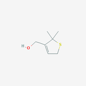 molecular formula C7H12OS B2664764 (2,2-Dimethyl-2,5-dihydrothiophen-3-yl)methanol CAS No. 83413-88-1