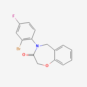 4-(2-bromo-4-fluorophenyl)-4,5-dihydro-1,4-benzoxazepin-3(2H)-one