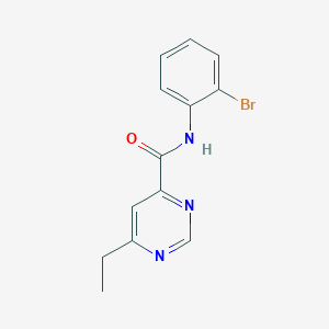 N-(2-Bromophenyl)-6-ethylpyrimidine-4-carboxamide