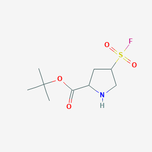 Tert-butyl 4-fluorosulfonylpyrrolidine-2-carboxylate