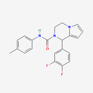 1-(3,4-difluorophenyl)-N-(p-tolyl)-3,4-dihydropyrrolo[1,2-a]pyrazine-2(1H)-carboxamide