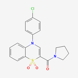2-{[4-(4-Fluorophenyl)piperazin-1-yl]carbonyl}indolizine