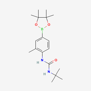 Urea,N-(1,1-dimethylethyl)-N'-[2-methyl-4-(4,4,5,5-tetramethyl-1,3,2-dioxaborolan-2-yl)phenyl]-