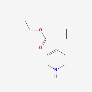 Ethyl 1-(1,2,3,6-tetrahydropyridin-4-yl)cyclobutane-1-carboxylate