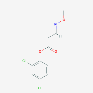 molecular formula C10H9Cl2NO3 B2664899 2,4-二氯苯基-3-(甲氧基亚胺)丙酸 CAS No. 321433-60-7