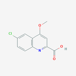 6-Chloro-4-methoxyquinoline-2-carboxylic acid
