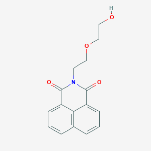molecular formula C16H15NO4 B2664913 2-(2-(2-hydroxyethoxy)ethyl)-1H-benzo[de]isoquinoline-1,3(2H)-dione CAS No. 651768-35-3