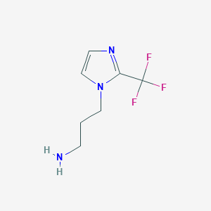 3-(2-(Trifluoromethyl)-1h-imidazol-1-yl)propan-1-amine