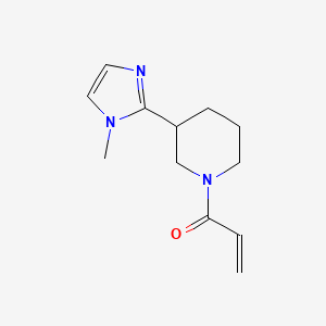 1-[3-(1-Methylimidazol-2-yl)piperidin-1-yl]prop-2-en-1-one